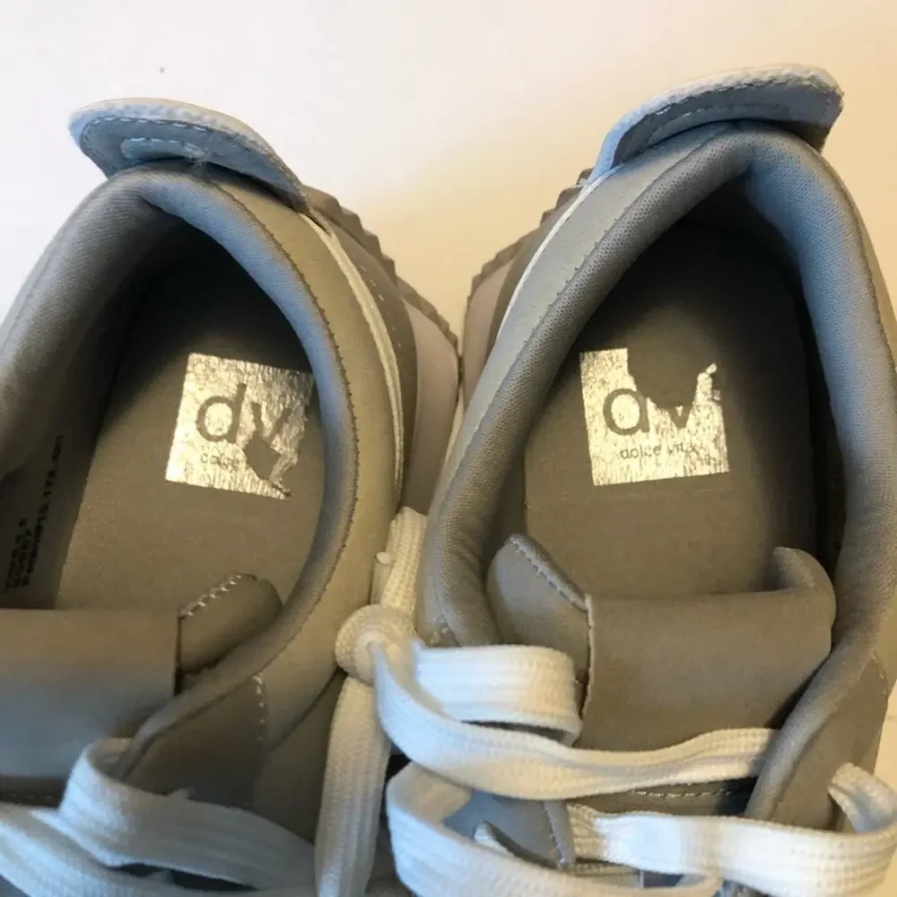 Dolce Vita Women's Breela Athleisure Style Two Color  Lace Up Sneakers  Sz 8.5